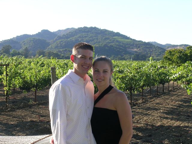 Dawn and Craig in the vineyard in 2005