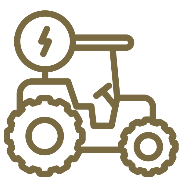 Monarch electric tractor icon